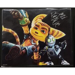 "RATCHET AND CLANK” 8" x 10" Art Print by Beth Chalk Girl Signed 1507/2200